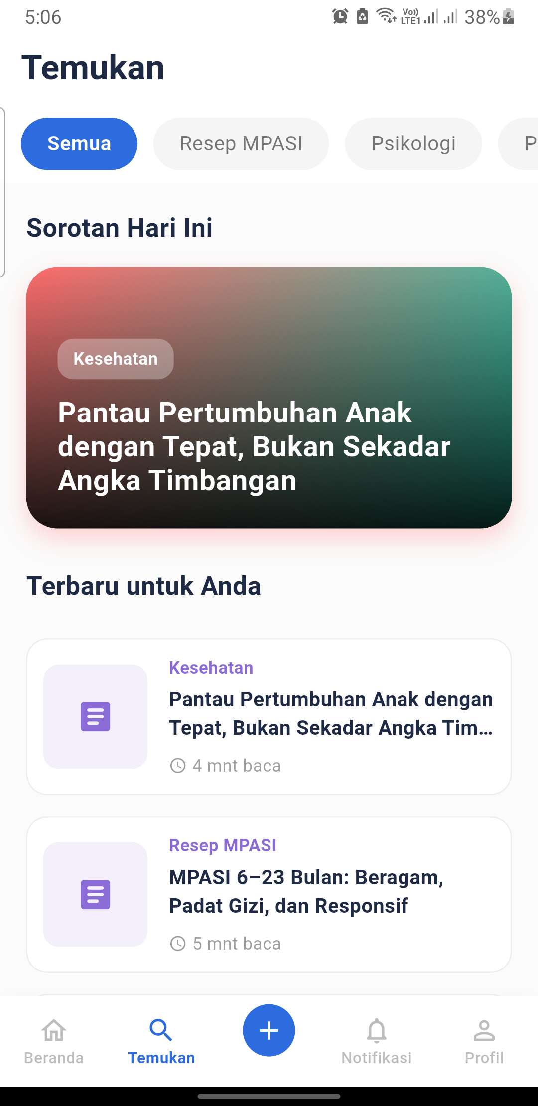 Artikel pengasuhan Ruang Bocah