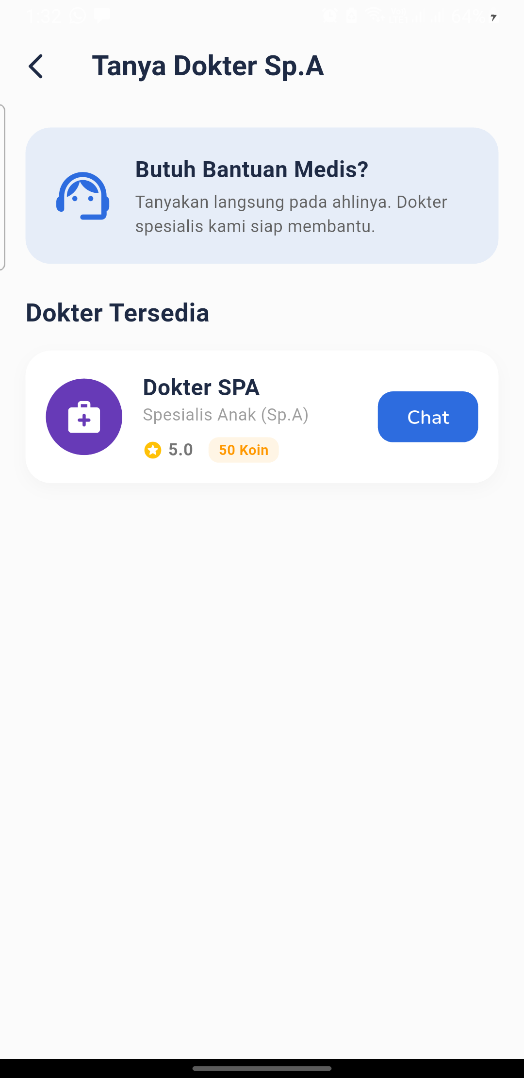 Daftar dokter spesialis anak Ruang Bocah